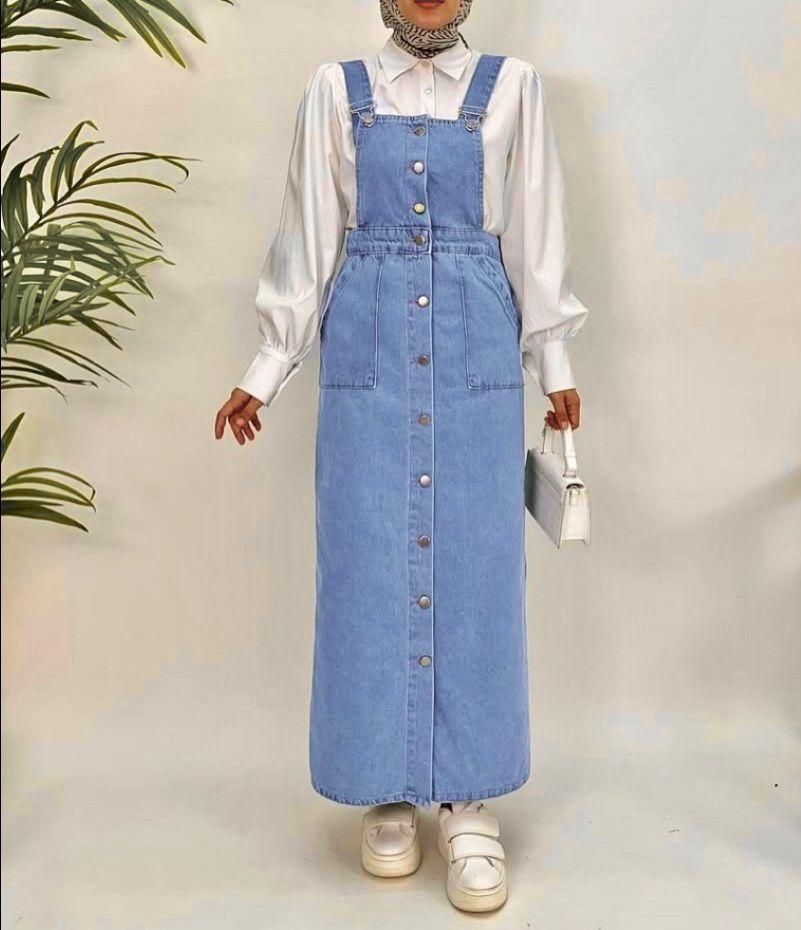 فستان جينز اجنبي